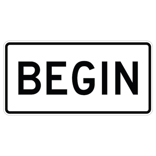 Sign Solutions Usa 12 in Height, 24 in Width, Aluminum, Horizontal Rectangle DUS08DWT2412M4-14 - main